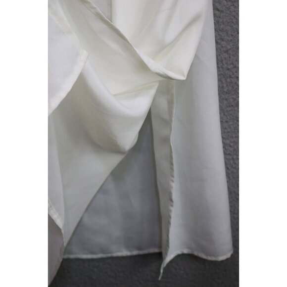 Slip Dress Empire Waist Side Slits-Size Small - Picture 4 of 8